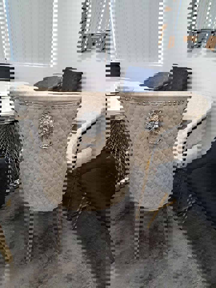 SHAWN TAUPE/SILVER (LION HEAD)